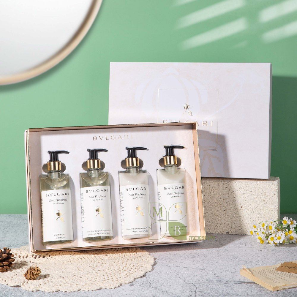 BVLGARI Hair & Body Set White Tea (300ML Each) » Buy Online