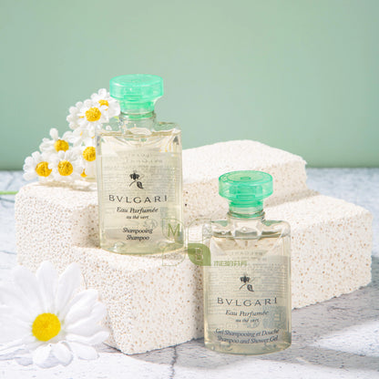 BVLGARI Shampoo & Conditioner & Body Lotion & Shower Gel & Soap Green Tea 40ml