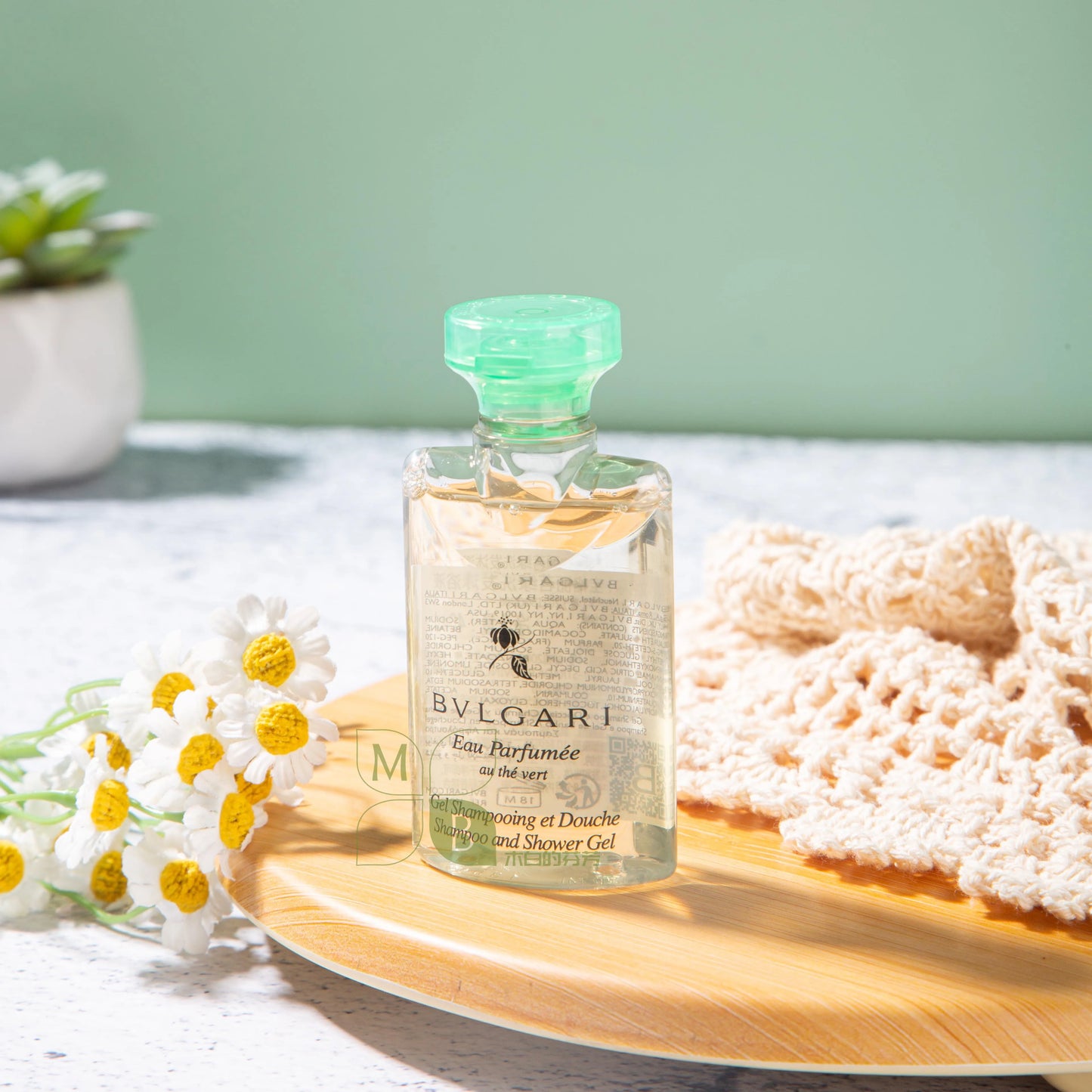 BVLGARI Shampoo & Conditioner & Body Lotion & Shower Gel & Soap Green Tea 40ml