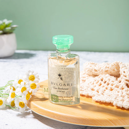 BVLGARI Shampoo & Conditioner & Body Lotion & Shower Gel & Soap Green Tea 40ml