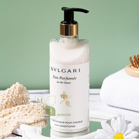 one bottle of bvlgari hair conditioner.