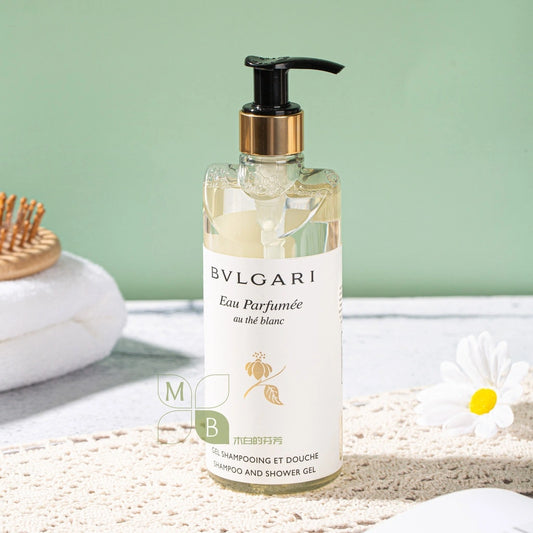 one bottle of bvlgari shower gel.